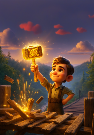 Alex and the Magic Hammer